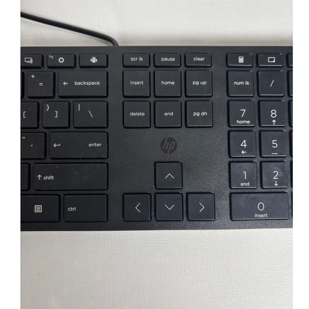 HP Wired Keyboard and Mouse Combo‎ Black USB L98809-001 NWOB